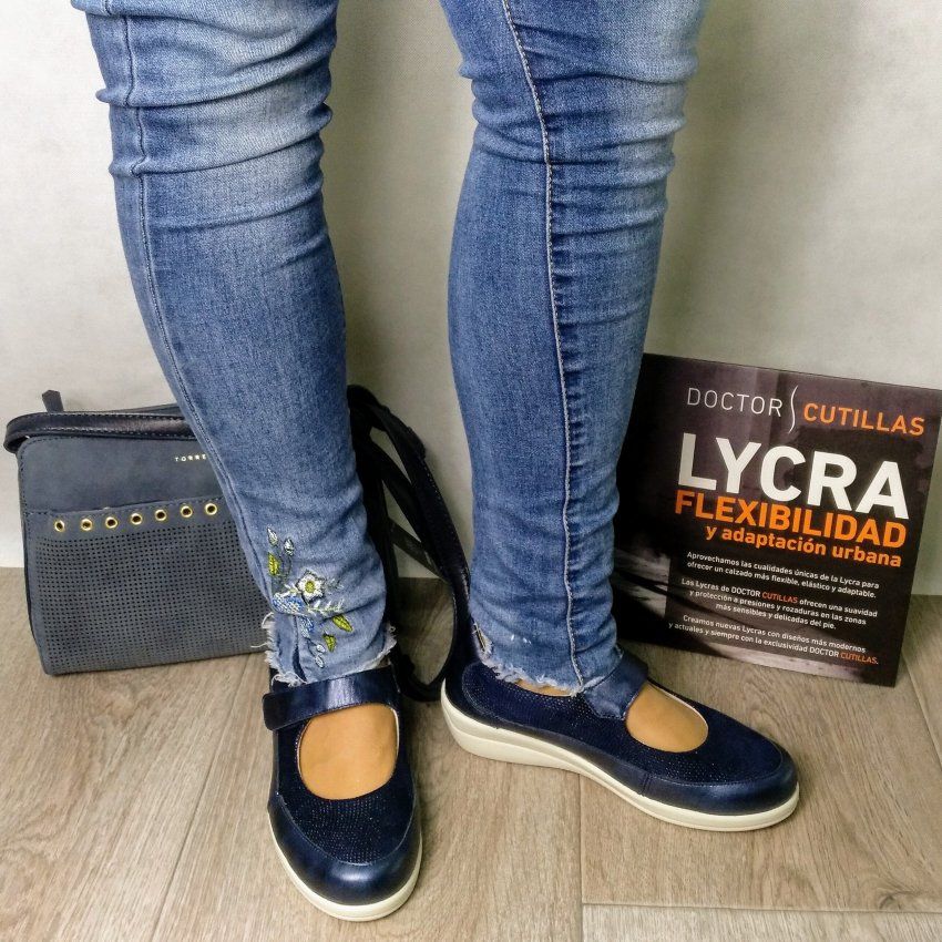 Merceditas de Piel Y Lycra Plantilla Extraible Doctor Cutillas 43638 Coslada