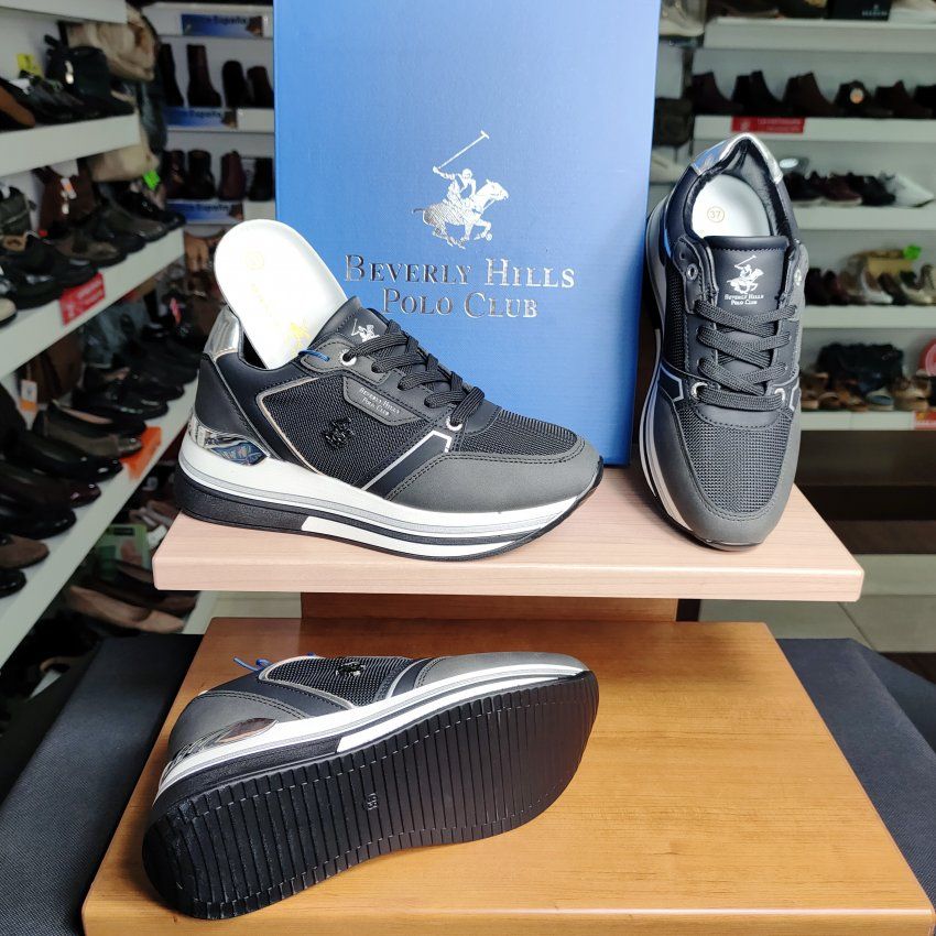 Beverly Hills Polo Club Sophia Mix 2– Deportivo casual de mujer con cuña baja   VICKY Zapatos