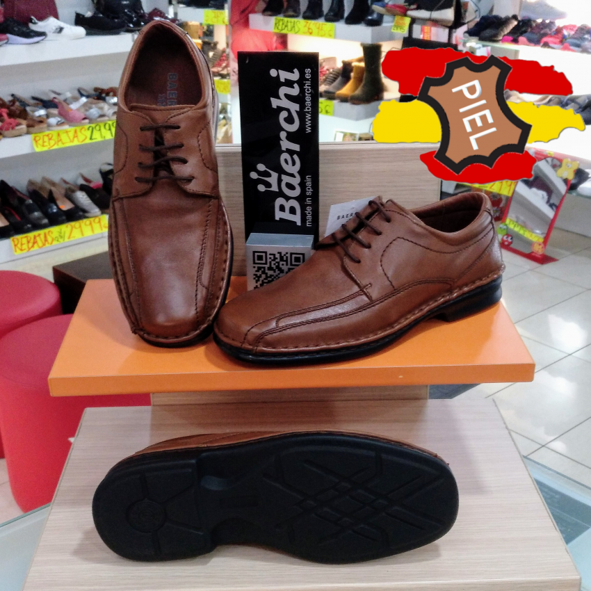 Zapato cordón Crispino con Pisos Ultra LIght Coslada BAERCHI 6500