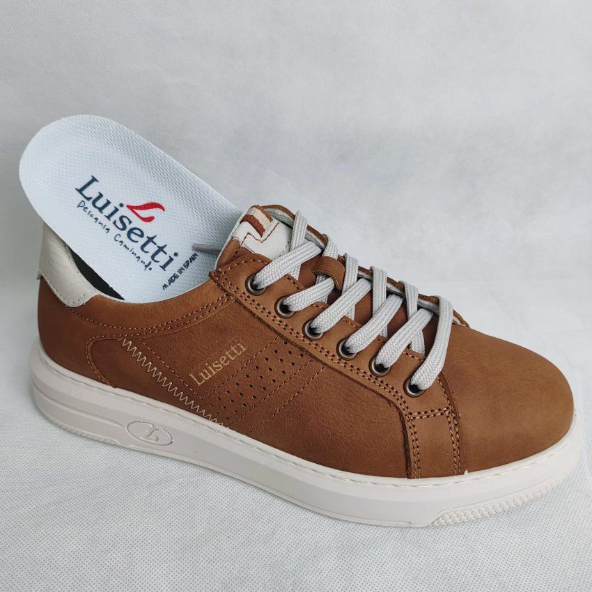 Deportivo Casual Luisetti 39100 Piel Nobuck Cuero Confort