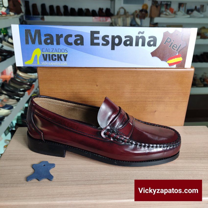 Zapato Castellano con Antifaz con Suela de Cuero y Cosido a Mano Made in Spain JE BE FLEX