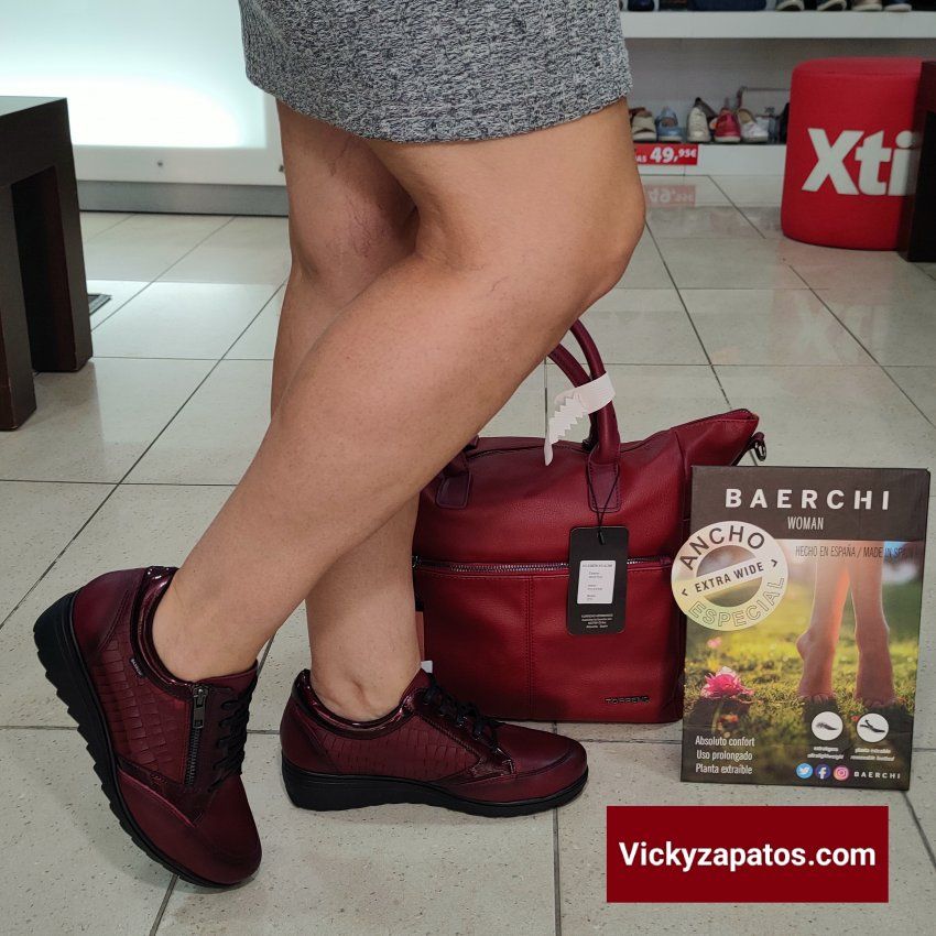 Deportivo Casual Ancho Especial BAERCHI 55053 VERONICA Todo Moda Otoño Invierno 22 Hechos en España