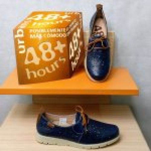 Zapato Casual de Piel con Cordón en Corredor del Henares