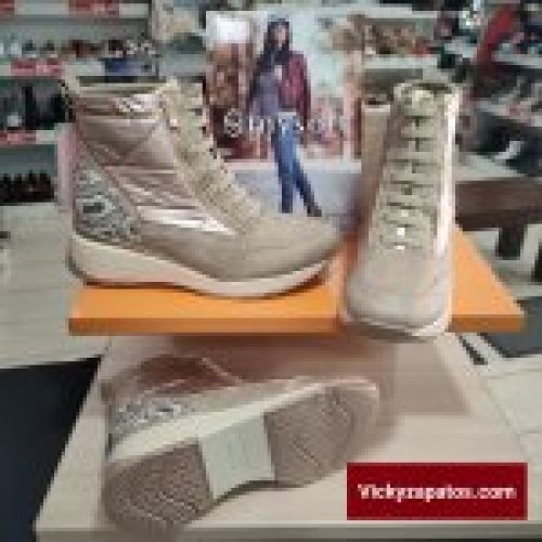 Botín Casual Vegano con Memory Foam Todo Moda MYSOFT 23M543 Otoño Invierno 23 Coslada