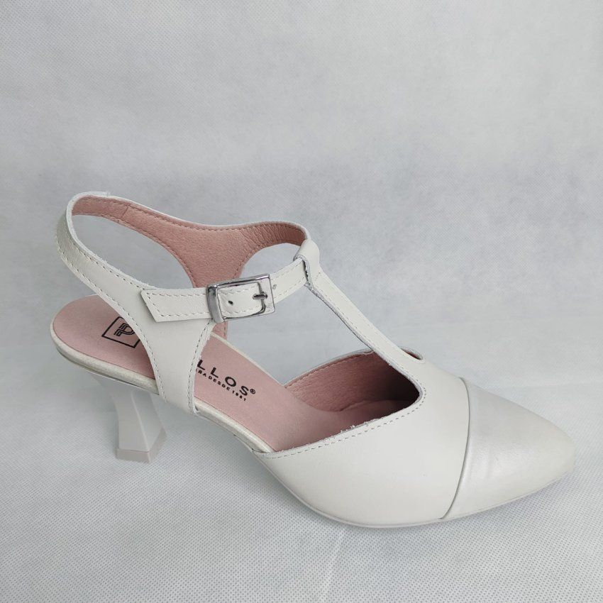 Salón Tipo Gilda de Piel Napa PITILLOS 11193 Tacón Alto Destalonado Hecho en España