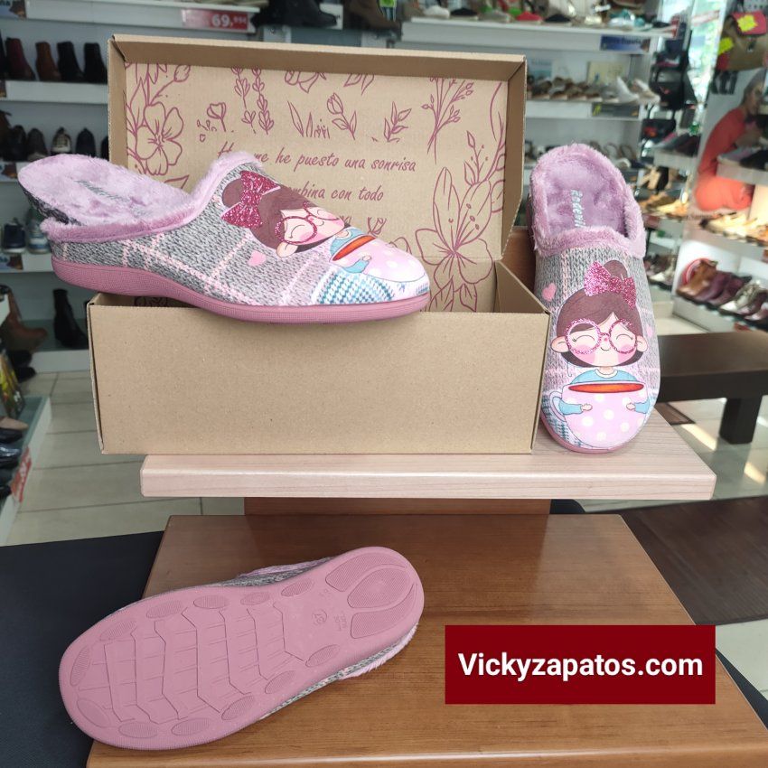 Zapatillas de Serigrafia de ABRAZO TAZA Con Plantilla Extraíble RODEVIL 5587 HECHAS EN ESPAÑA