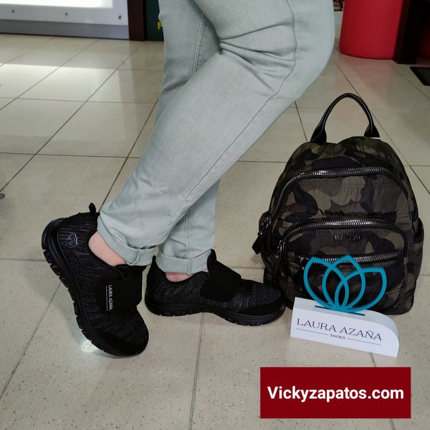 Deportivo Casual de Velcro LAURA AZAÑA 24511 Máximo Confort Memory Foam Hechos en España