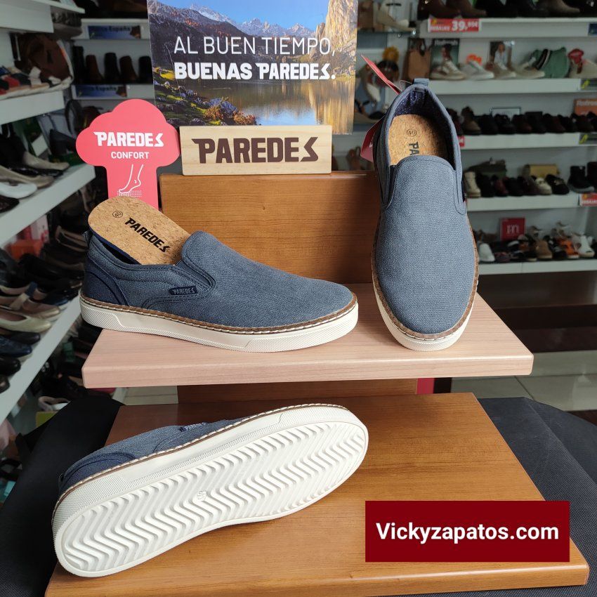 Zapatilla Casual PAREDES DC25182 HOYUELOS Marca España Moda y Confort Primavera Verano