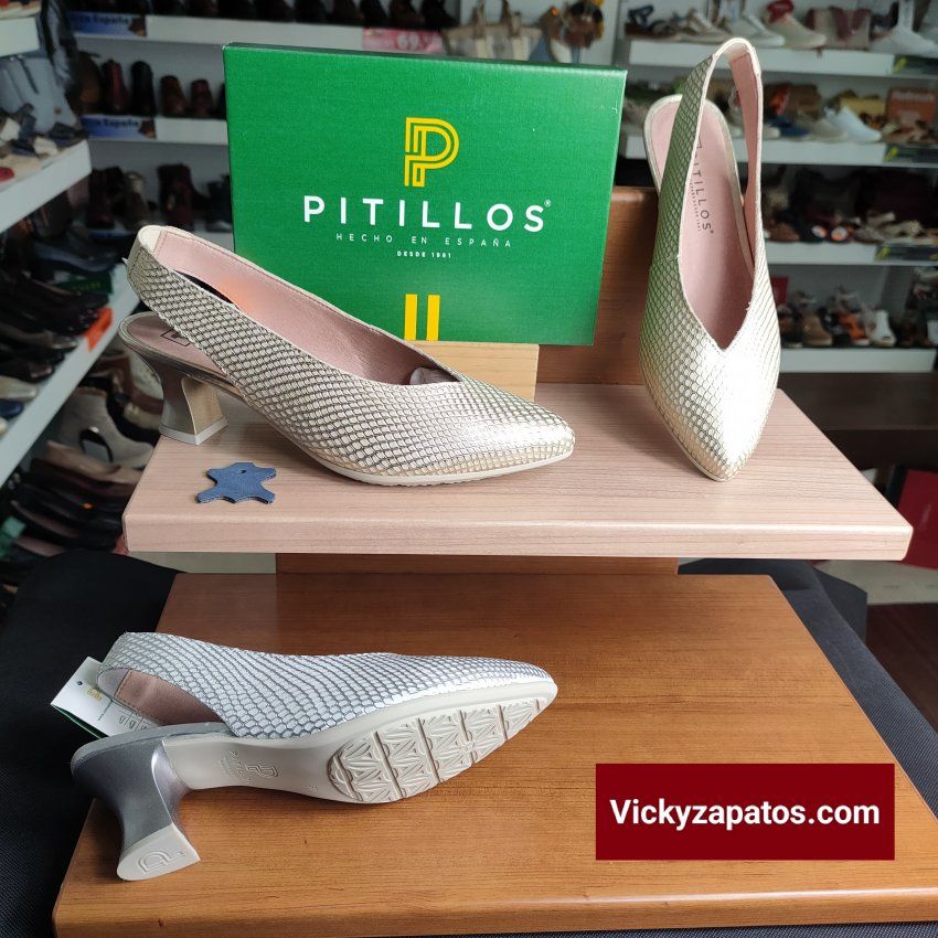 Salón de Piel Destalonado PITILLOS 10510 Hecho en España Primavera Verano