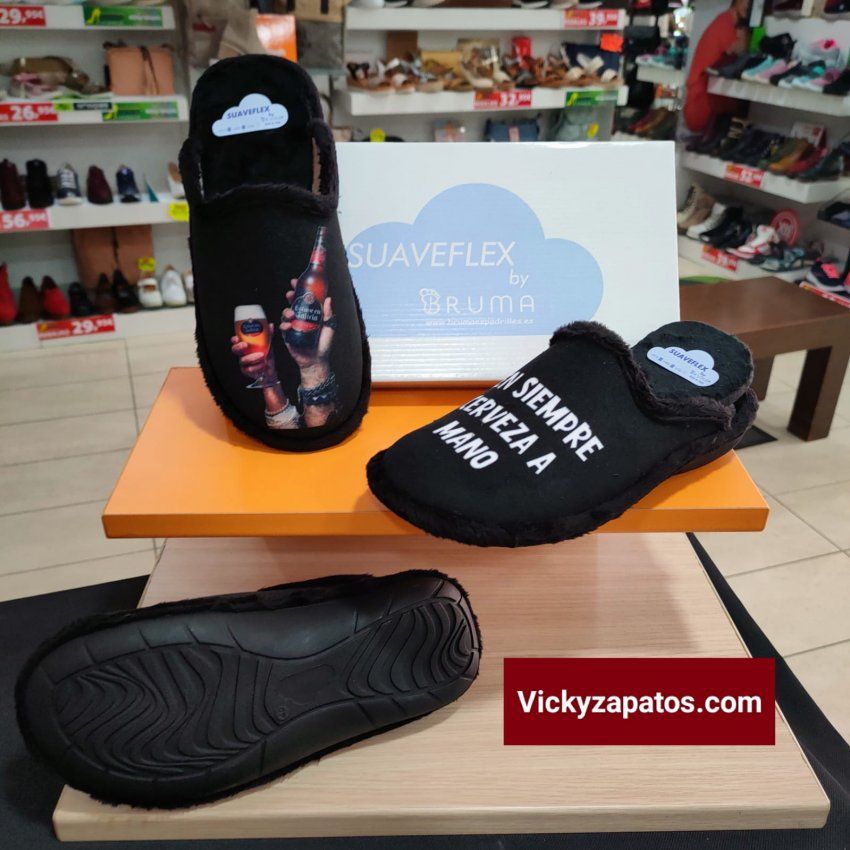 Zapatillas con Plantilla Extraíble Máximo Confort SUAVEFLEX BY BRUMA 158 Cerveza HECHAS EN ESPAÑA