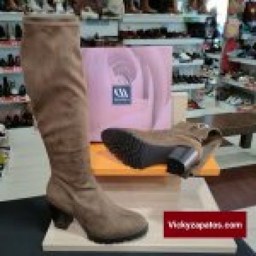 Bota Alta de Licra Adaptable D'ANGELA DA58 Todo Moda Otoño Invierno 23 Madrid