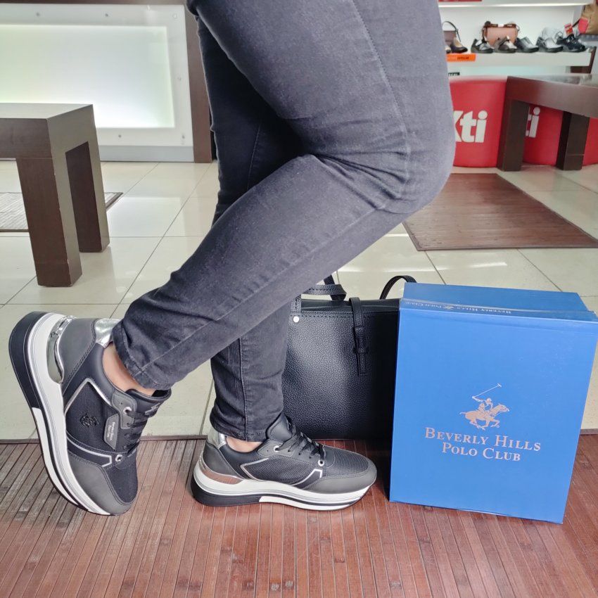 Beverly Hills Polo Club Sophia Mix 2– Deportivo casual de mujer con cuña baja   VICKY Zapatos
