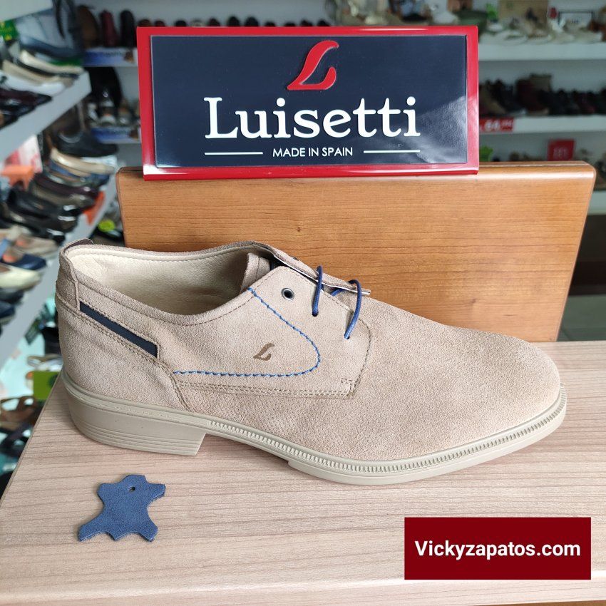 Zapato de Vestir Todo en Piel Afelpada LUISETTÍ 28724 Hechos en España