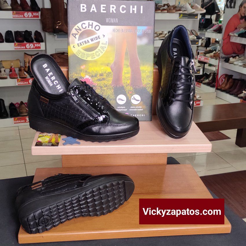 Deportivo Casual Ancho Especial BAERCHI 55053 VERONICA Todo Moda Otoño Invierno 24 Hechos en España