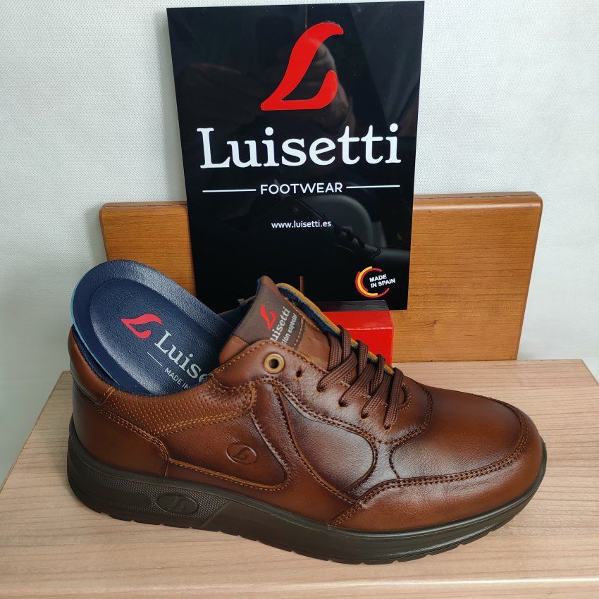 Deportivo Casual Hombre LUISETTÍ 36230 Piel Napa – Memory Foam Hecho en España
