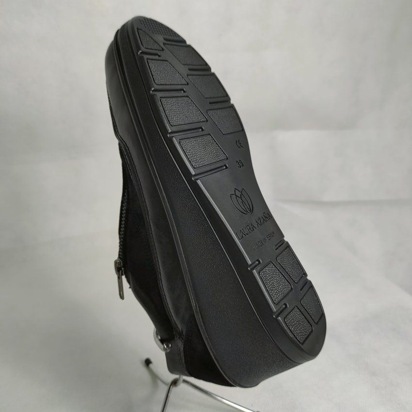 Deportivo Casual Mujer LAURA AZAÑA 28903 Piel Afelpada y Metal – Memory Foam