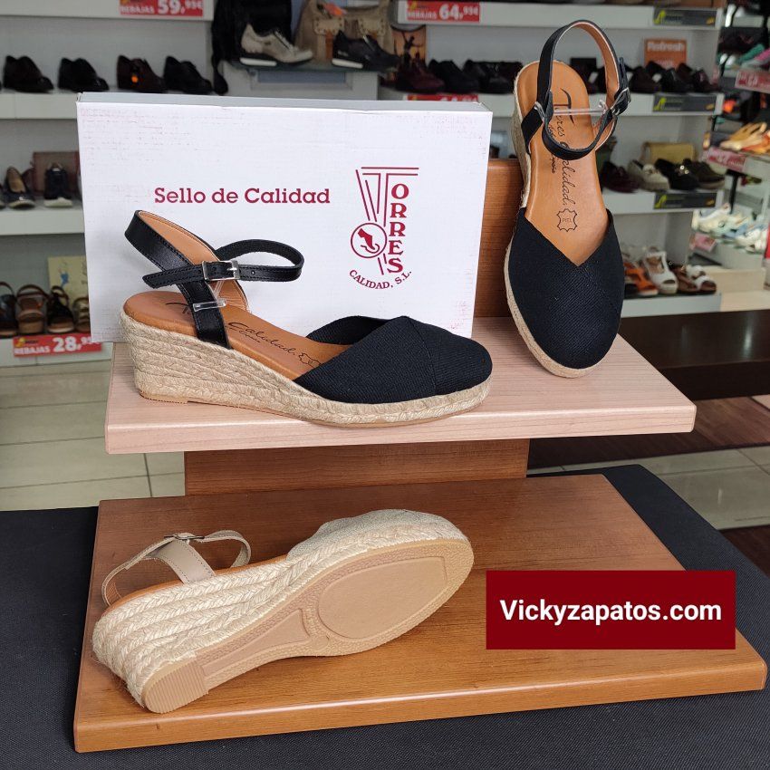 Yutes en Piel a Buen Precio con Planta de Gel y Cuña Media TORRES 5004 Hechas en España