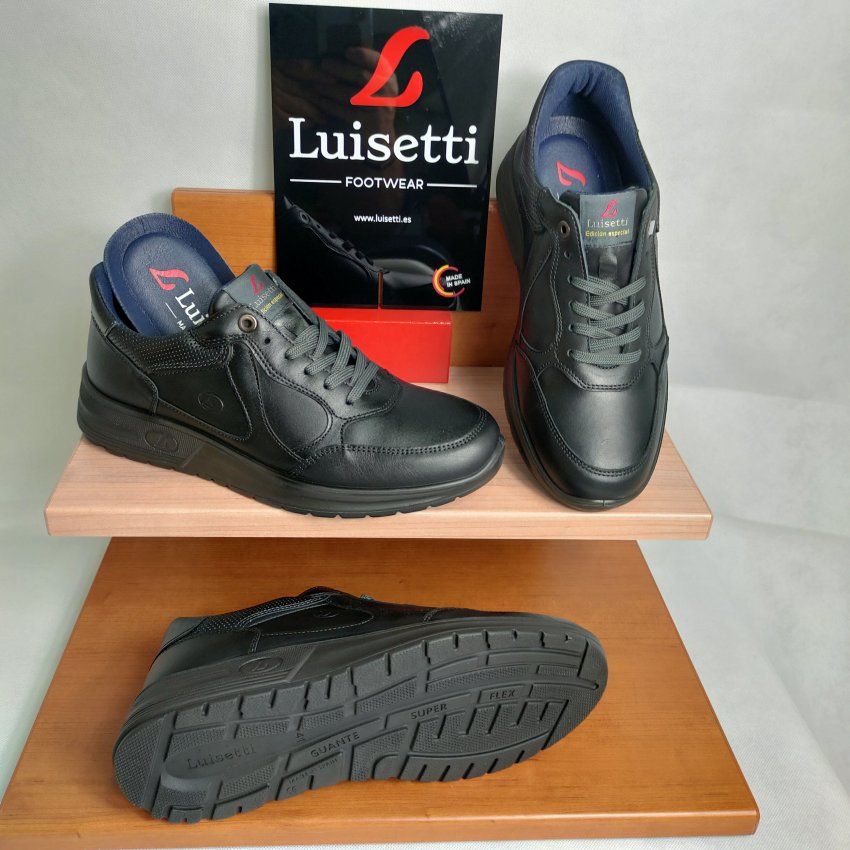 Deportivo Casual Hombre LUISETTÍ 36230 Piel Napa – Memory Foam Hecho en España