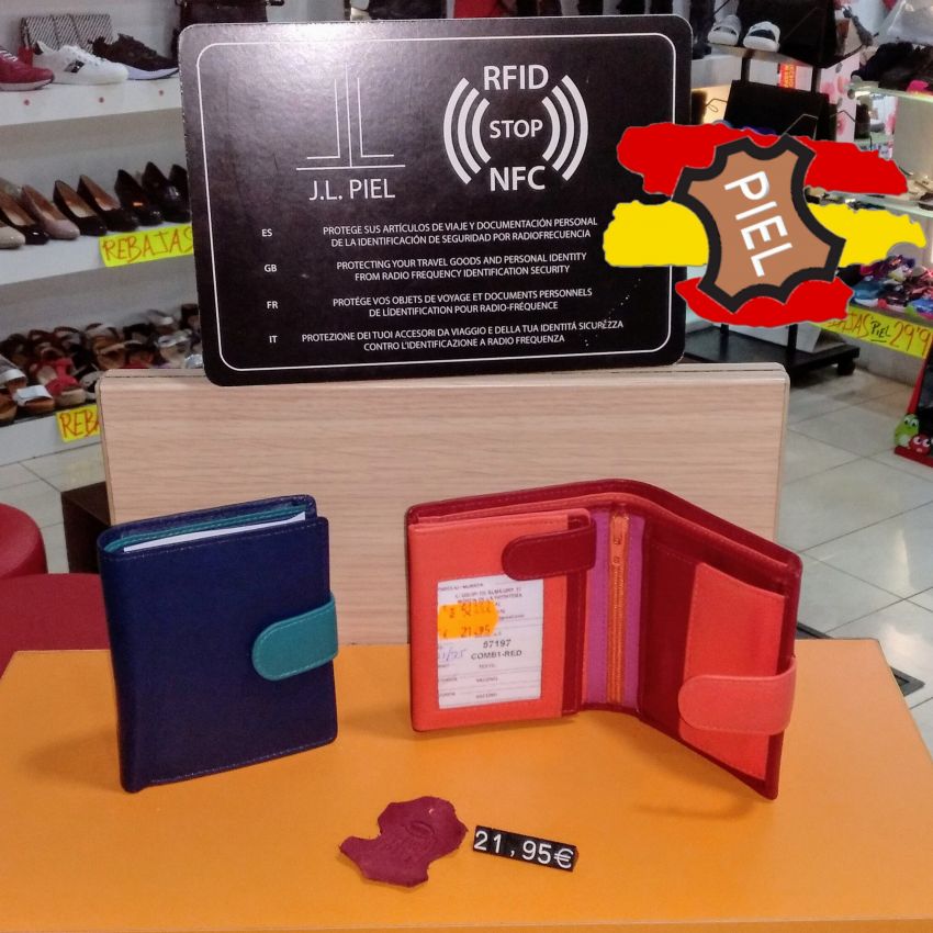 Cartera de Mujer en Piel Hecha en España Coslada