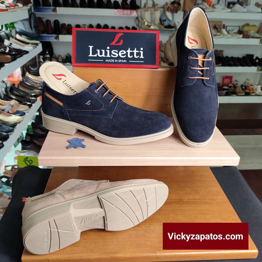 Zapato de Vestir Todo en Piel Afelpada LUISETTÍ 28724 Hechos en España