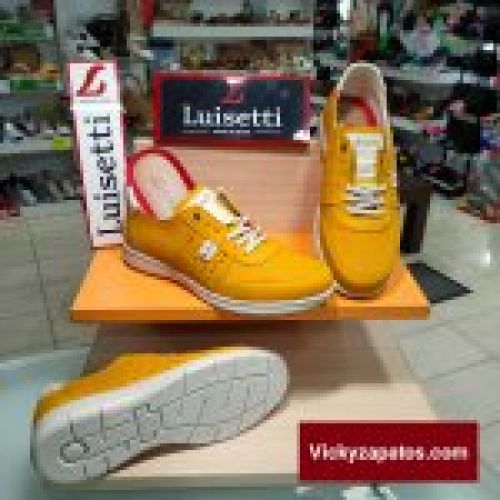 Zapato Casual de Piel LUISETTÍ 33801 Hechos en ESPAÑA