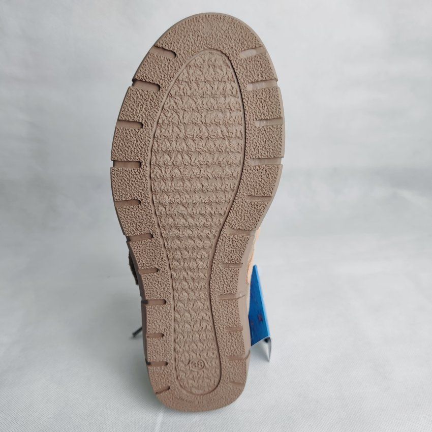 Merceditas Confort Mujer CUQUE 260 Vegano Blanco Picado con Velcro – Memory Foam