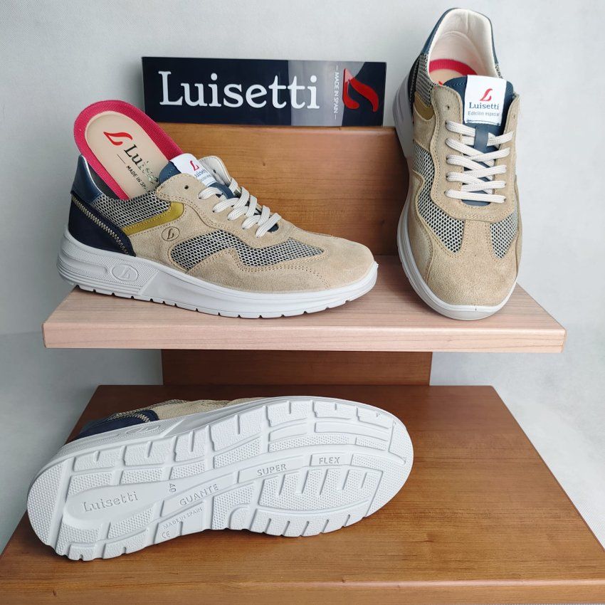 Zapato Casual en Piel LUISETTÍ 36227 con Cordón Hecho en España