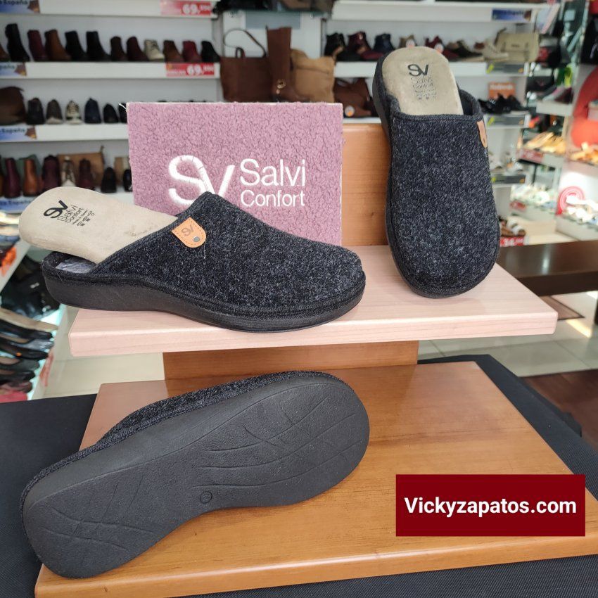 Zapatillas SALVI 43L Con Plantilla Extraíble De Gel Máximo Confort HECHAS EN ESPAÑA