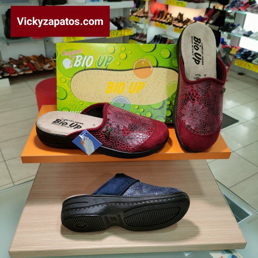 Zueco Confort en Licra Adaptable Fantasia Vegana BIO UP 1553 MADE IN ITALY Coslada