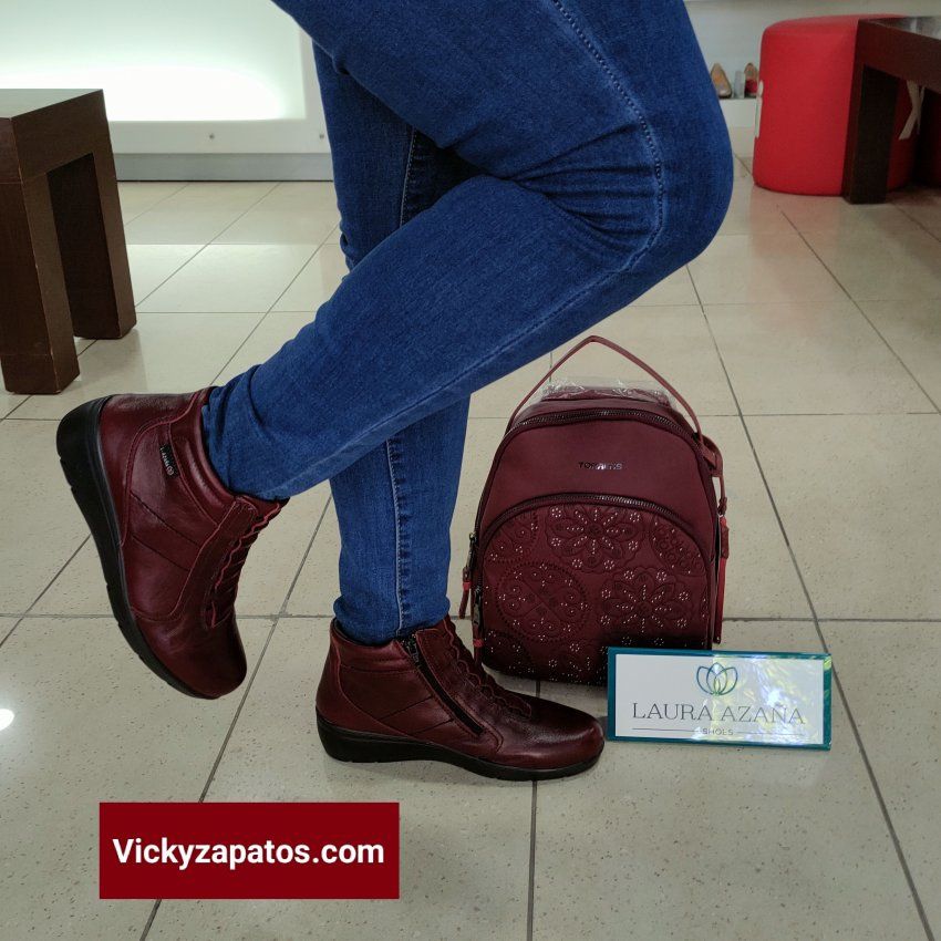 Botín Casual en Piel LAURA AZAÑA 26809 Nueva Colección Otoño Invierno 23 Hecho en España Coslada