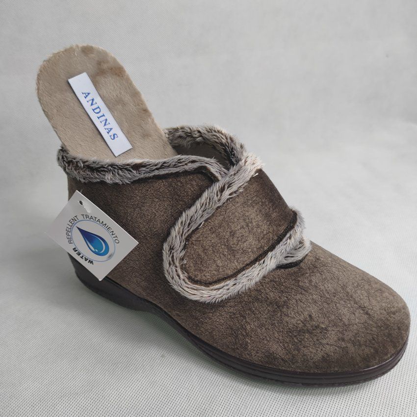 Zapatilla Mujer ANDINAS 9852 26 GARDA Marrón Combi Water Repellent