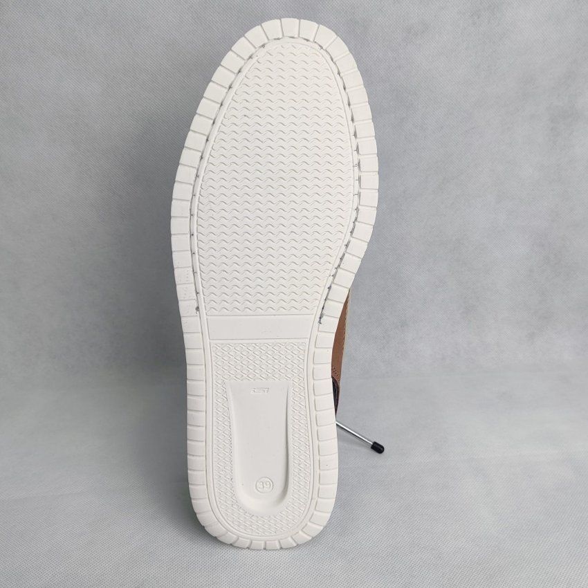 Zapato Náutico de Piel Napa Taupe BAERCHI 3100 – Hechos en España