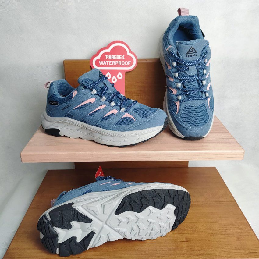 Paredes Trek Ribadavia LT26650 – Deportivo trekking waterproof azul marino para mujer