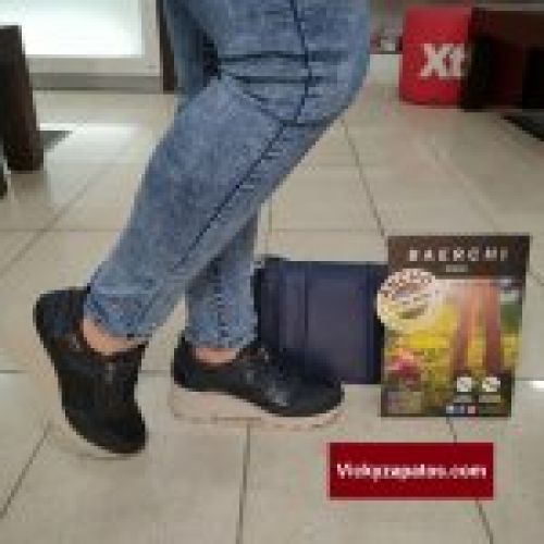 Deportivo de Cordón Casual En Piel BAERCHI WOMAN 60400 Hecho en España Otoño Invierno 22 Coslada