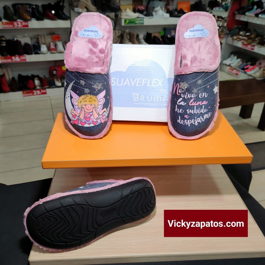 Zapatilla Confort Vivo en la Luna con Plantilla Extraíble SUAVEFLEX BY BRUMA HECHAS EN ESPAÑA Coslada