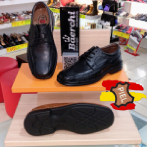 Zapato cordón Crispino con Pisos Ultra LIght San Fernando de henares BAERCHI 6500