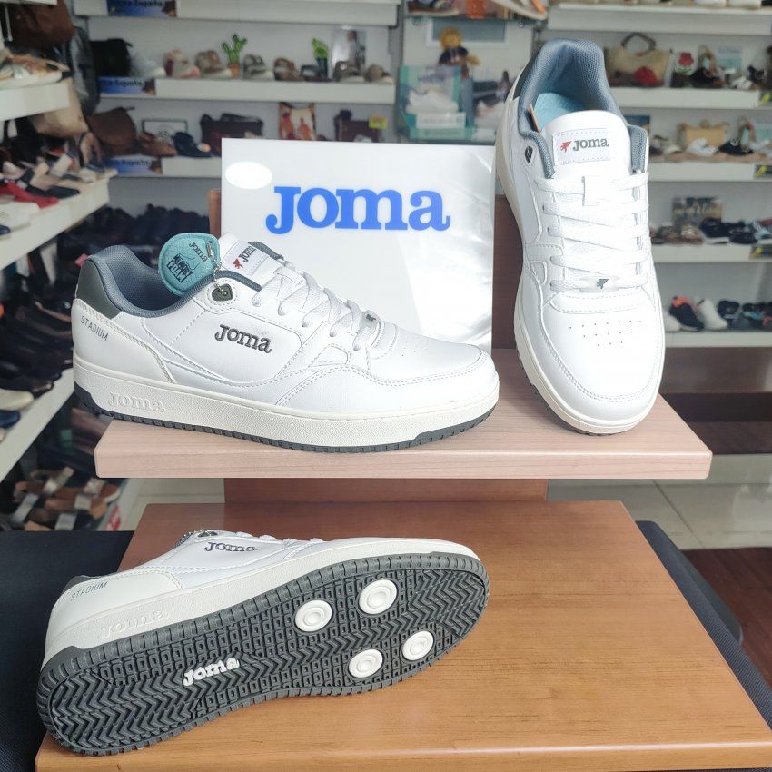 Deportivo Casual en Material Vegano Con Plantilla Memory Foam en Color Blanco y Piso Confort Con Calidad de Marca España como siempre a un buen precio