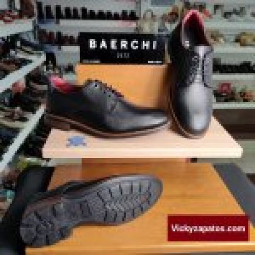 Zapato Oxford en Piel BAERCHI 4550 ZED HECHOS EN ESPAÑA Calidad y Confort Otoño Invierno