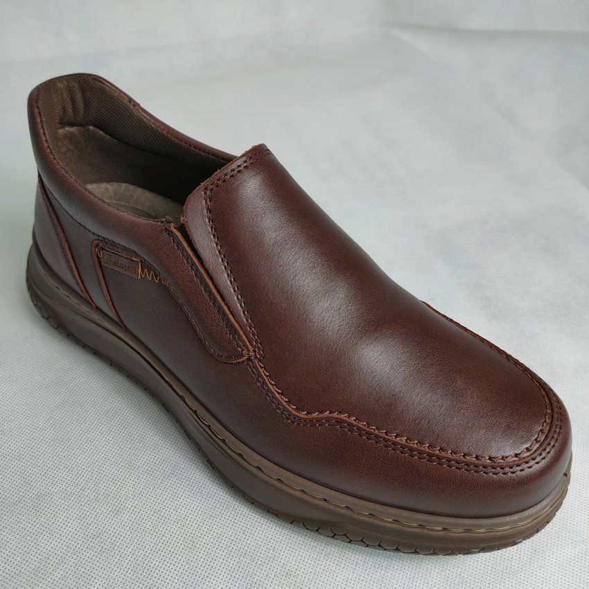 Mocasín Confort Hombre LUISETTÍ 39900 Piel Napa Coñac – Memory Foam