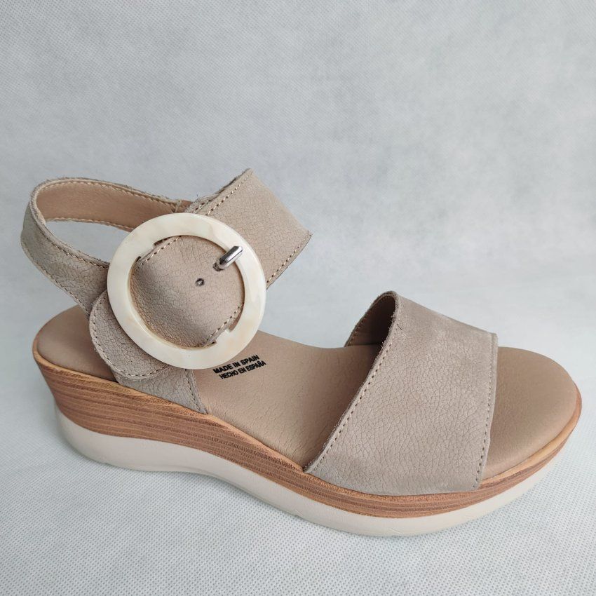 Sandalia de Piel con Velcro Ajustable BAERCHI WOMAN 40200 BOTICELI – Hecha en España