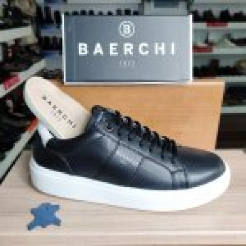 Baerchi 9102 – Deportivo casual de piel en negro con plantilla Memory Foam   Vicky Zapatos