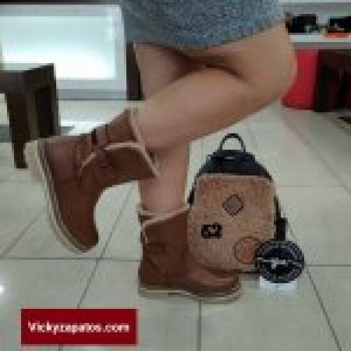 Bota Casual en Piel Grabada YOWAS WOMAN S1073 HECHOS EN ESPAÑA