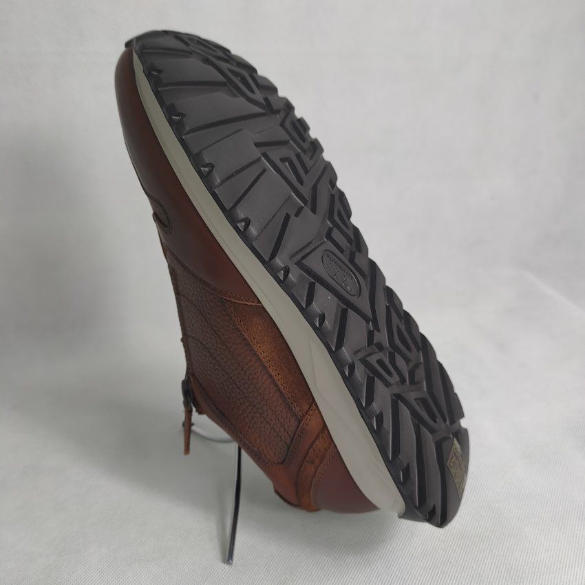 Deportivo Casual Hombre BAERCHI 7041 Piel Marrón y Negro con Cremallera