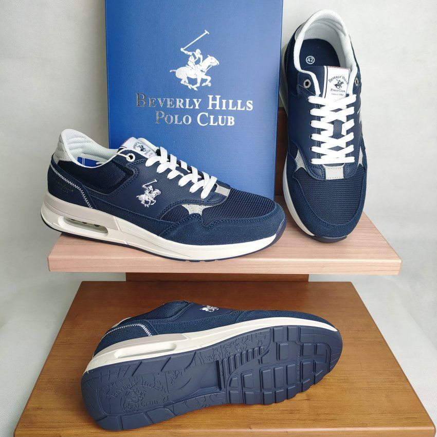 Beverly Hills Polo Club Team Mix – Deportivo casual de hombre en piel sintética combi   VICKY Zapatos