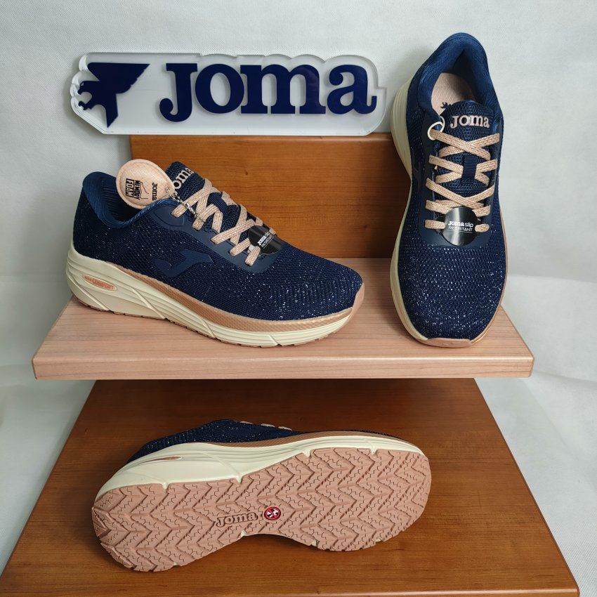 Deportivo Confort Mujer JOMA ALLY LADY 2603 Marino con Brillantes – Memory Foam