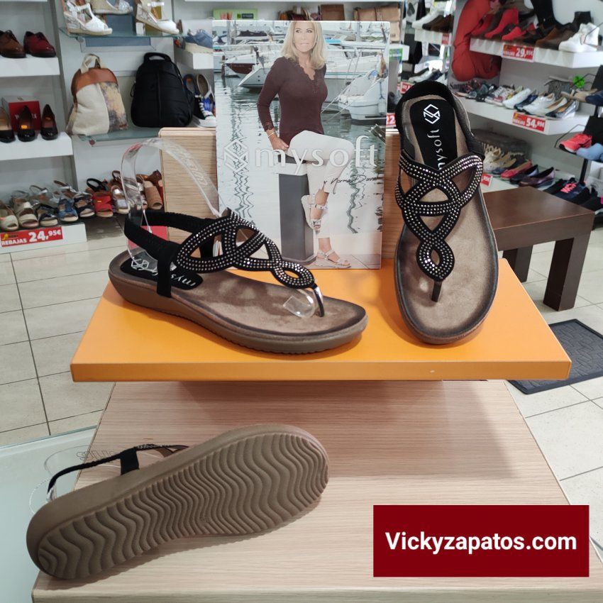 Esclava con Brillantes y Piso Confort MYSOFT 22M081 Todo Vegano Coslada