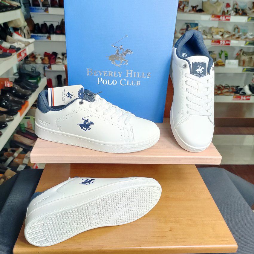 Beverly Hills Polo Club Hills Mix – Deportivo casual de hombre en piel sintética   VICKY Zapatos