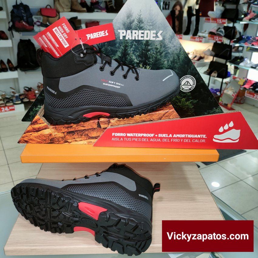 BOTA DE  TREK ZORZAL con WATERPROOF Y Plantilla Extraíble Nueva Colección PAREDES LT21530