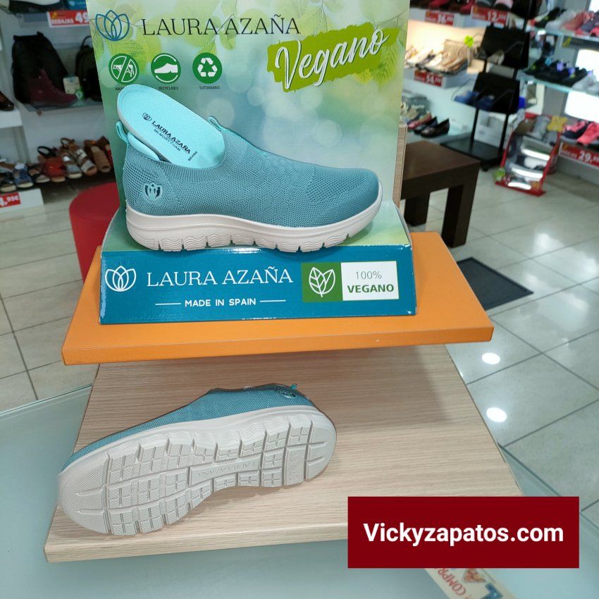 Deportiva de Calcetín Elásticos con Memory Foam LAURA AZAÑA 24510 Hechas en ESPAÑA