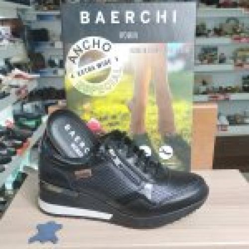 Deportivo de Cordón Casual En Piel BAERCHI WOMAN 40601 Hecho en España Nueva Colección